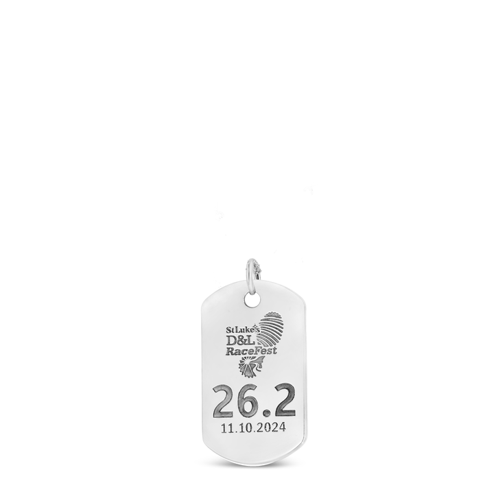 St. Luke’s D&L Heritage Marathon Dog Tag Necklace