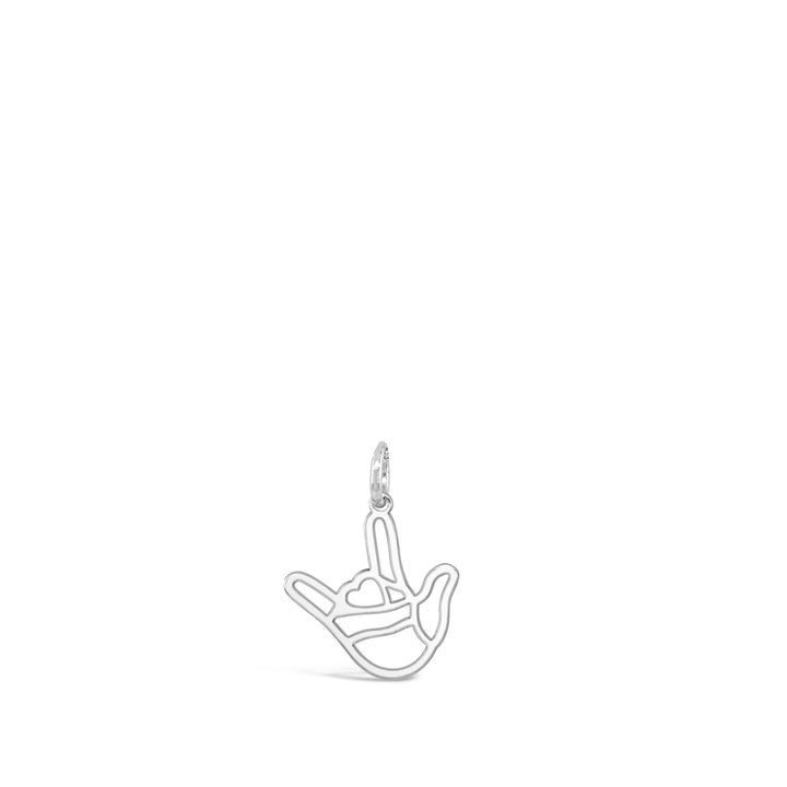 I Love You ASL Charm Necklace