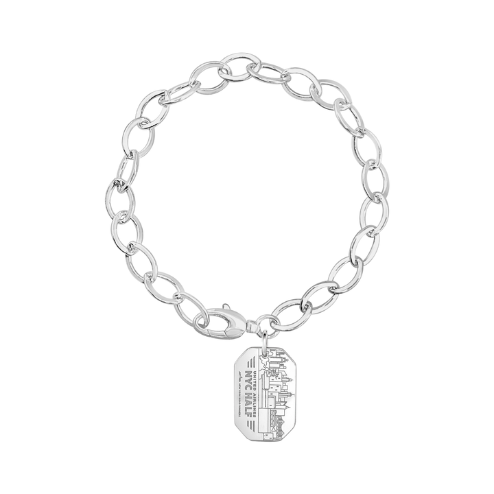 United Airlines NYC Half Charm Bracelet