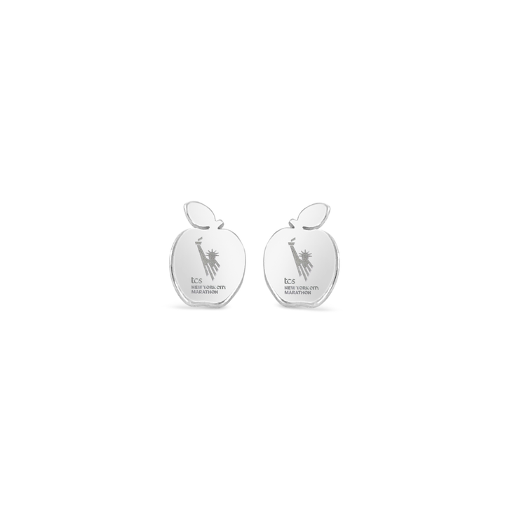 TCS New York City Marathon Apple Earrings