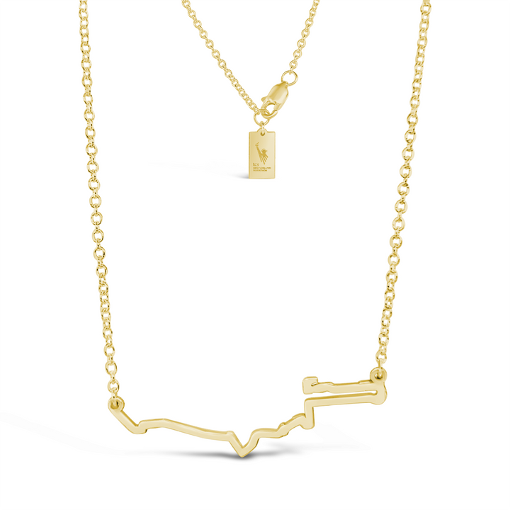 TCS New York City Marathon Course Map Necklace