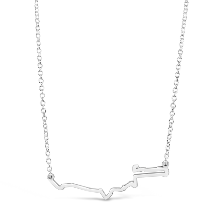 TCS New York City Marathon Course Map Necklace