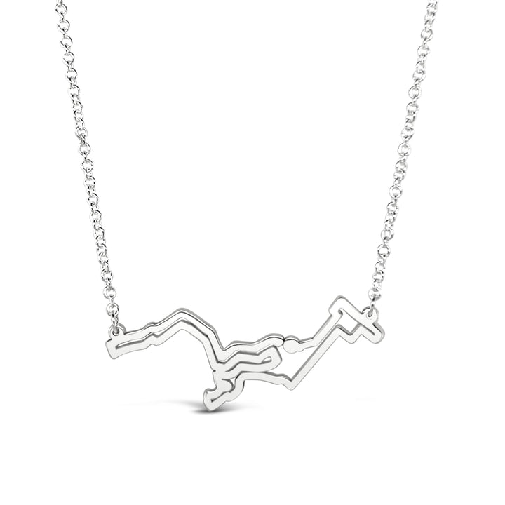 Philadelphia 26.2 Course Necklace