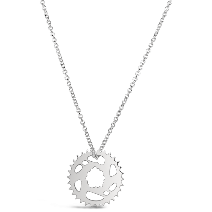 Bike Chain Ring Necklace